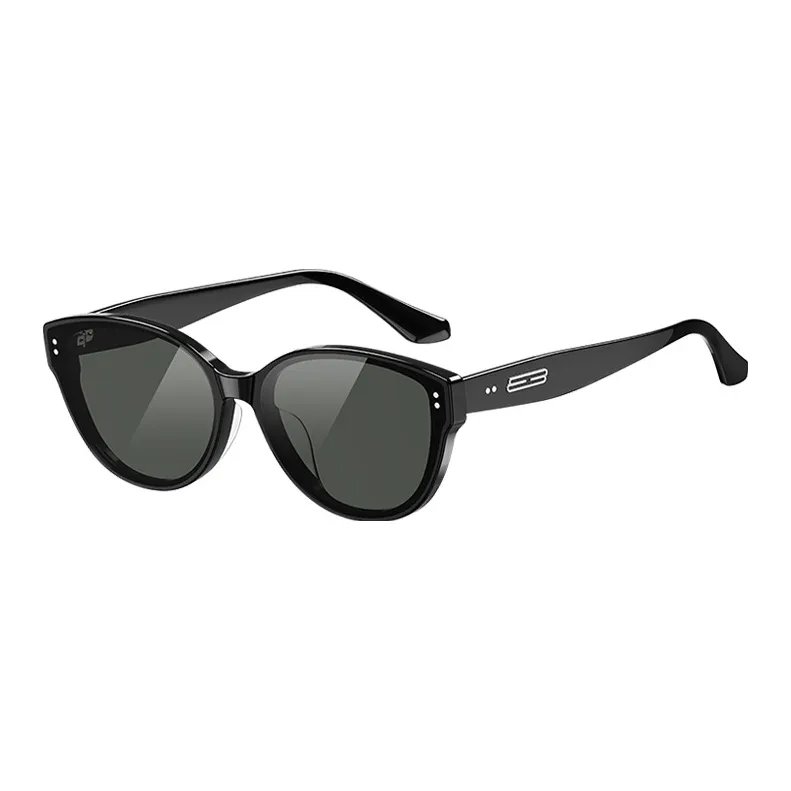 HELEN KELLER Plate Frame Cat Eye Sunglasses Unisex-1