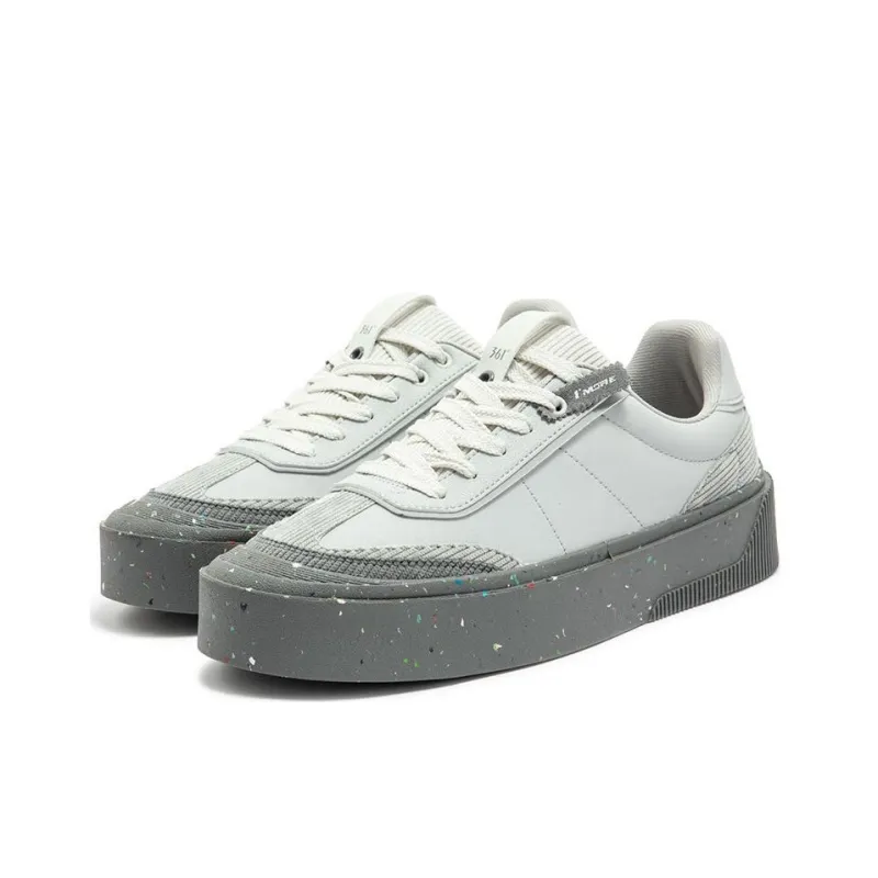 361° Dune Series Abrasion Resistant Slip Resistant Low Top Skateboard Shoes Men's Gray-2