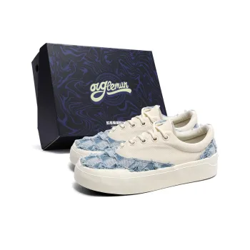 OUGLEMEN Anti Slip And Wear Resistant Lightweight Low Top Canvas Shoes Unisex