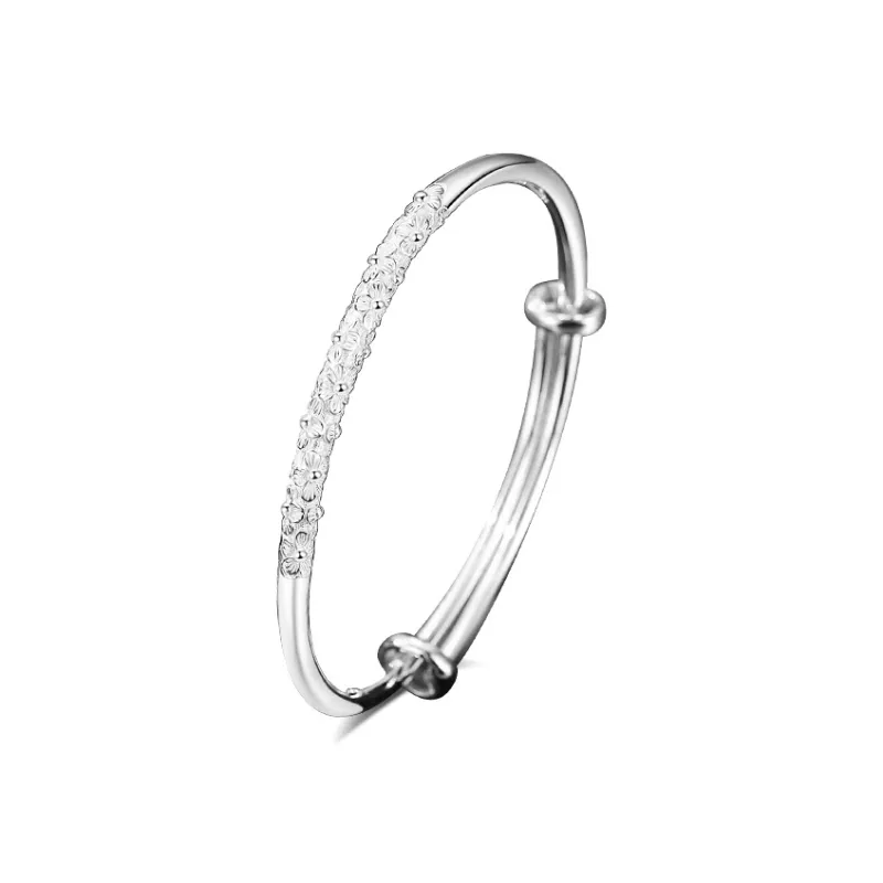 Asia Star S999 Fine Silver Sterling Silver Bracelets Women's-3