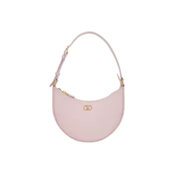 Valentino GARAVANI Calfskin Hobo Bag Shoulder Bag Mini Women's Quartz Rose