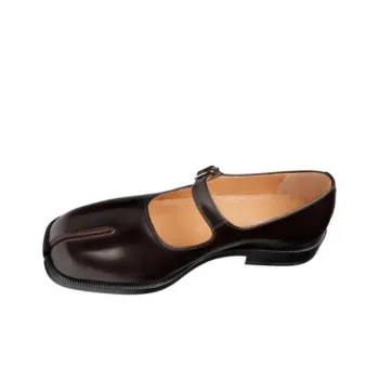 Maison Margiela Tabi Leather Mary Jane Loafers