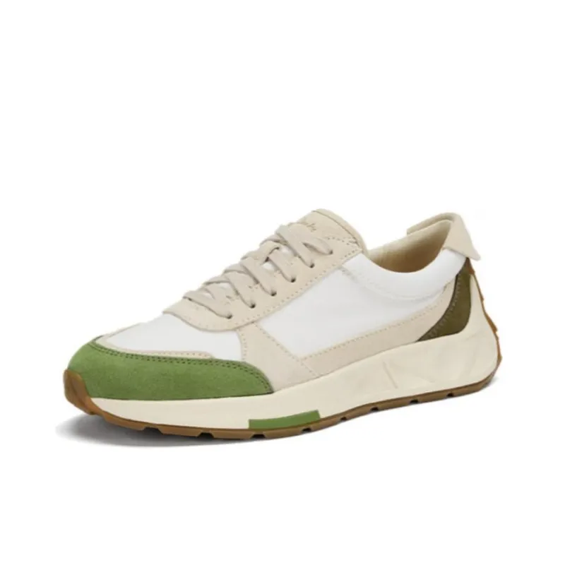 Clarks CraftSpeedJoy Low Top Casual Shoes Unisex Green-1