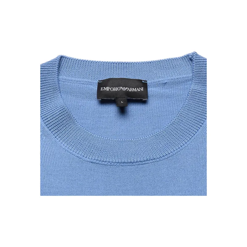 EMPORIO ARMANI Sweaters Men Sapphire Blue-3