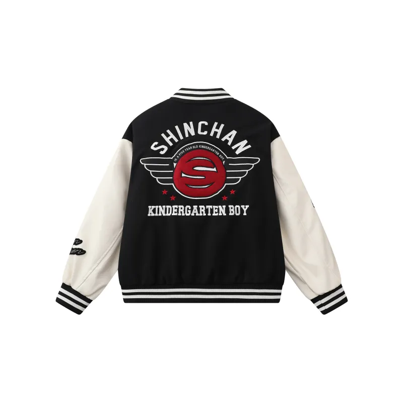 Crayon Shinchan Baseball Jacket Coat Unisex-7