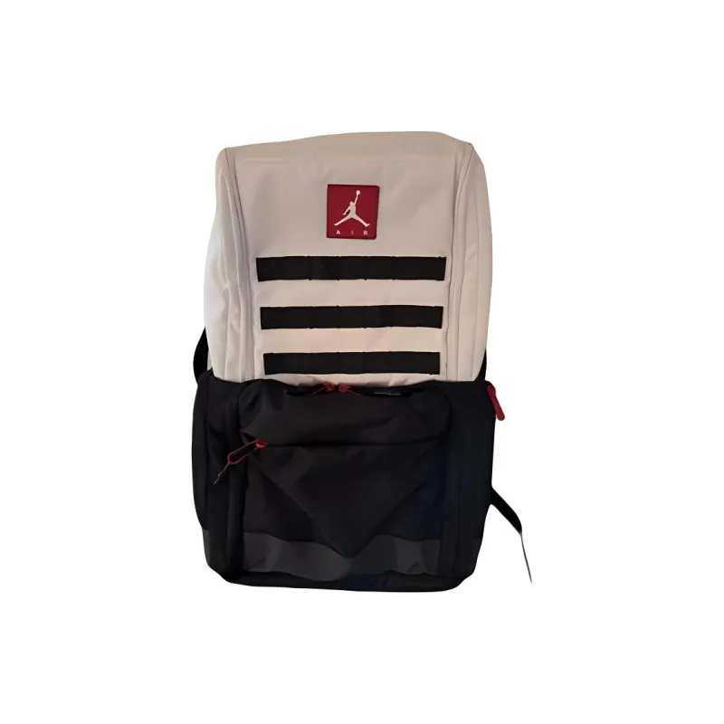 Jordan Polyester Backpack Regular Unisex White & Black-1
