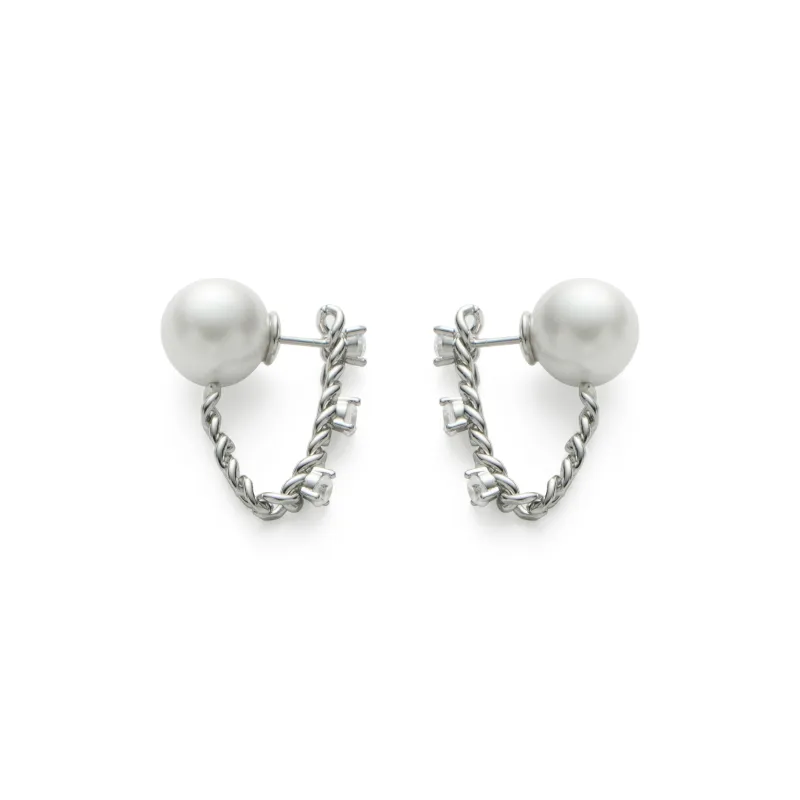 RSNY Rhodium plated Copper Earrings Women's-4