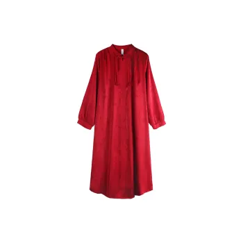 Xuan Liang Nightgown Women's Maroon