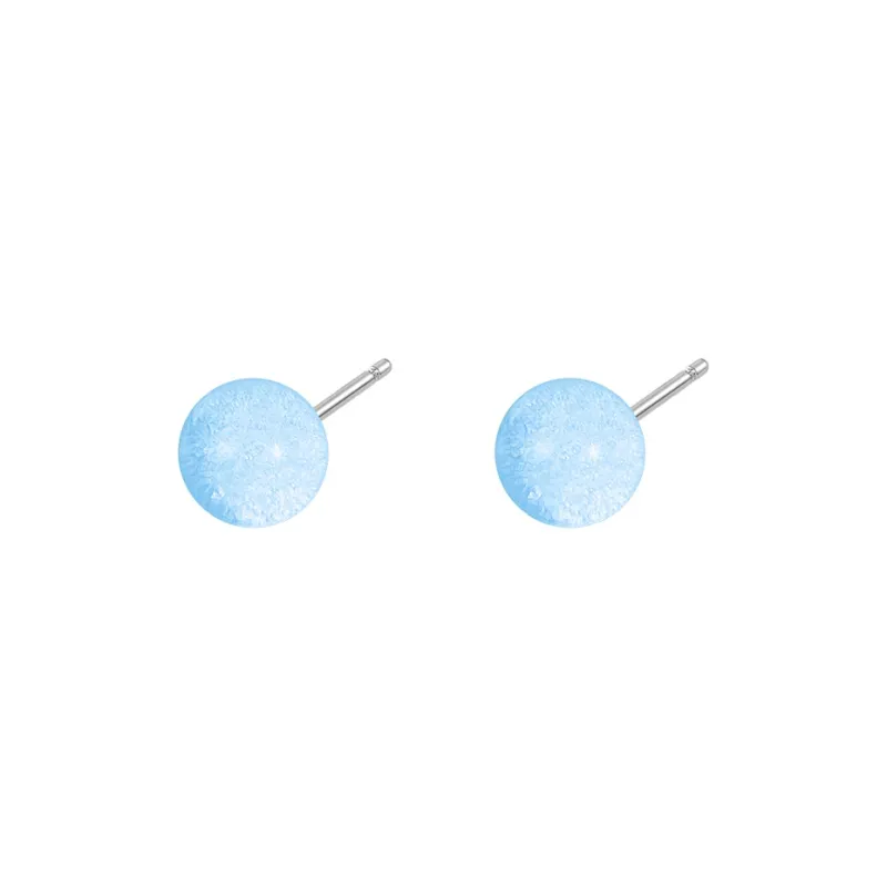 Lady Go S925 Silver Stud Stud Earrings Women's-3