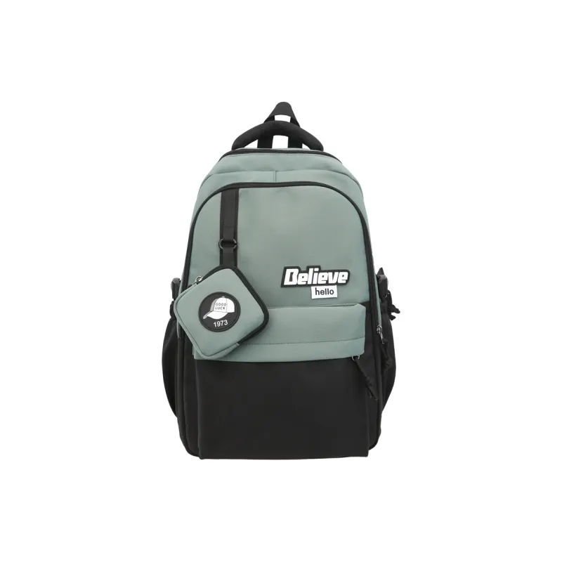 GOBLIN SHARKS 1759 Nylon Backpack Regular Unisex Khaki/White/Gray/Black/Green-22