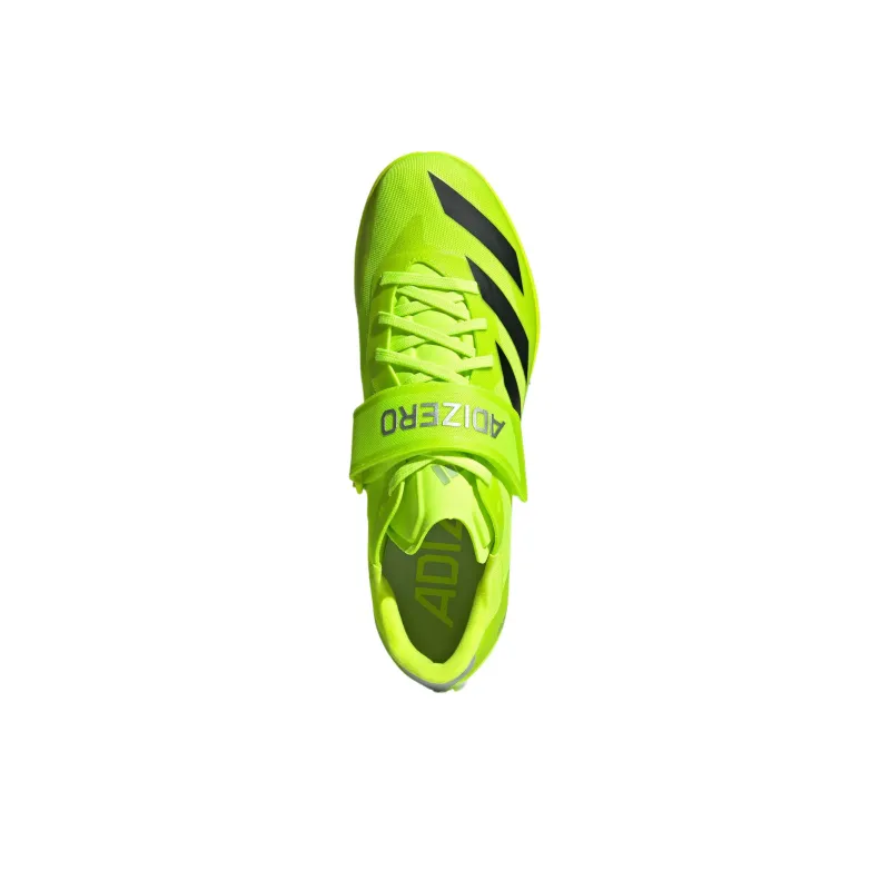 Adidas Adizero Hj Track And Field Lucid Lemon Core Black Silver Metallic-3
