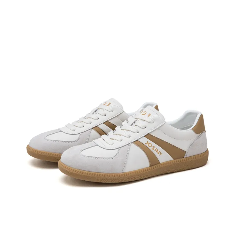 JOSINY Fashion Niche German Army Trainers Anti Slip Wear Resistant Low Top Casual Shoes Men's-2