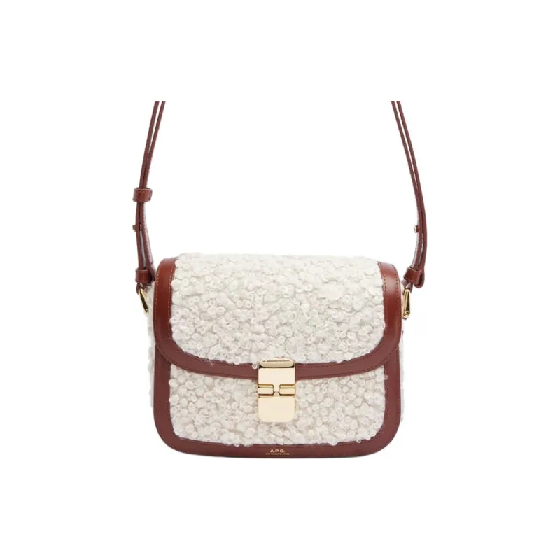 A.P.C Grace Foldover Top Small Crossbody Bag-3