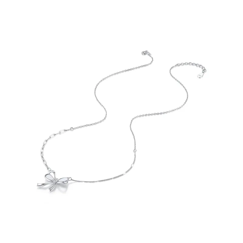 CLARKIA FLOWER Zircon Necklaces Women's-3