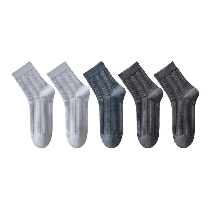 MIIOW Mid Calf Socks Unisex 5 Pack-24