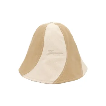 Jacquemus Logo Embroidered Striped Bucket Hat