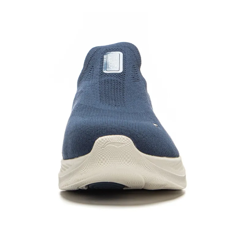 LiNing SOFT GO 2 Slip-Resistant Abrasion-Resistant Rebound Cushioning Lightweight Low-Top Casual Shoes Men's Blue-4