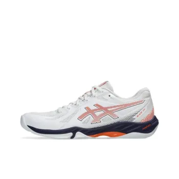 Asics Blade Anti Slip Wear Resistant Low Top Badminton Shoes Men's White