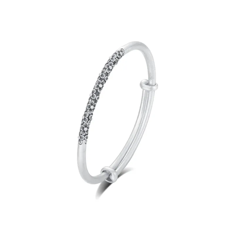 Asia Star S999 Fine Silver Sterling Silver Bracelets Women's-0
