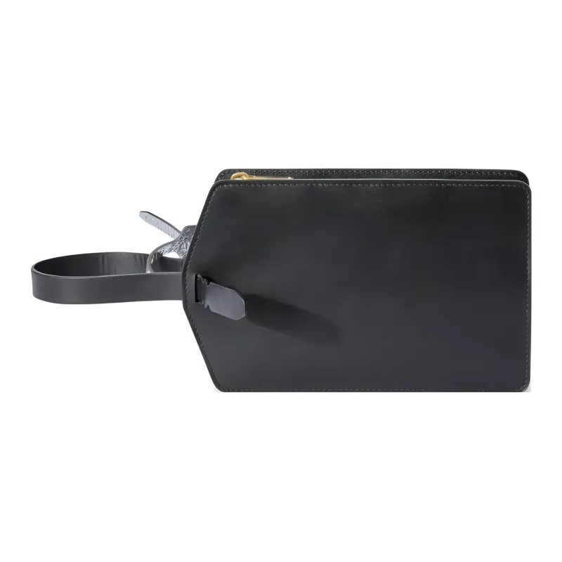 OFF WHITE Medium Zip Tie Clutch-1