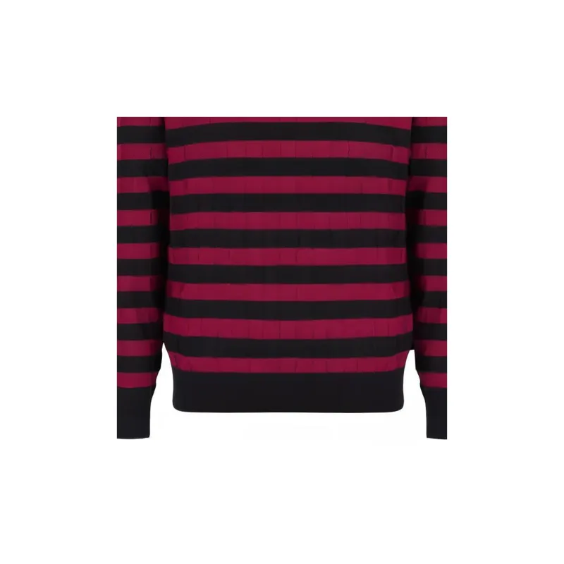 EMPORIO ARMANI FW22 Sweater Men's Black Red-3