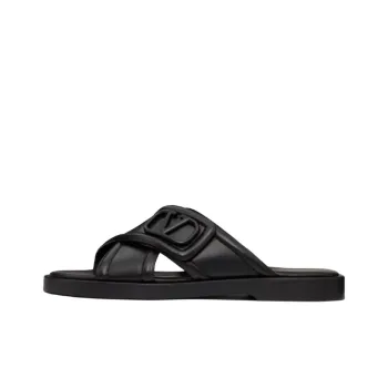 Valentino Vlogo Slide Slippers Men's Black