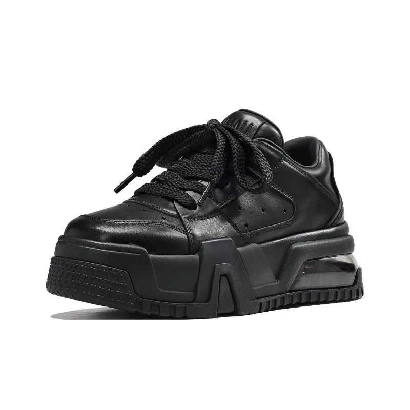UanDi Anti-Slip And Wear-Resistant Height Increasing Low-Top Skateboard Shoes Women's-5