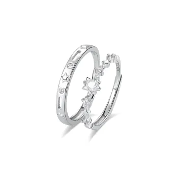 D.K.X S999 Fine Silver Rings Unisex