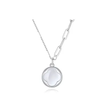 CLARKIA FLOWER Glass Cat Eye Necklaces Women's