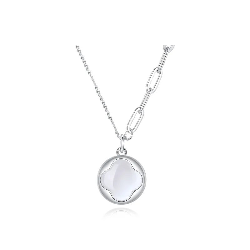 CLARKIA FLOWER Glass Cat Eye Necklaces Women's-0