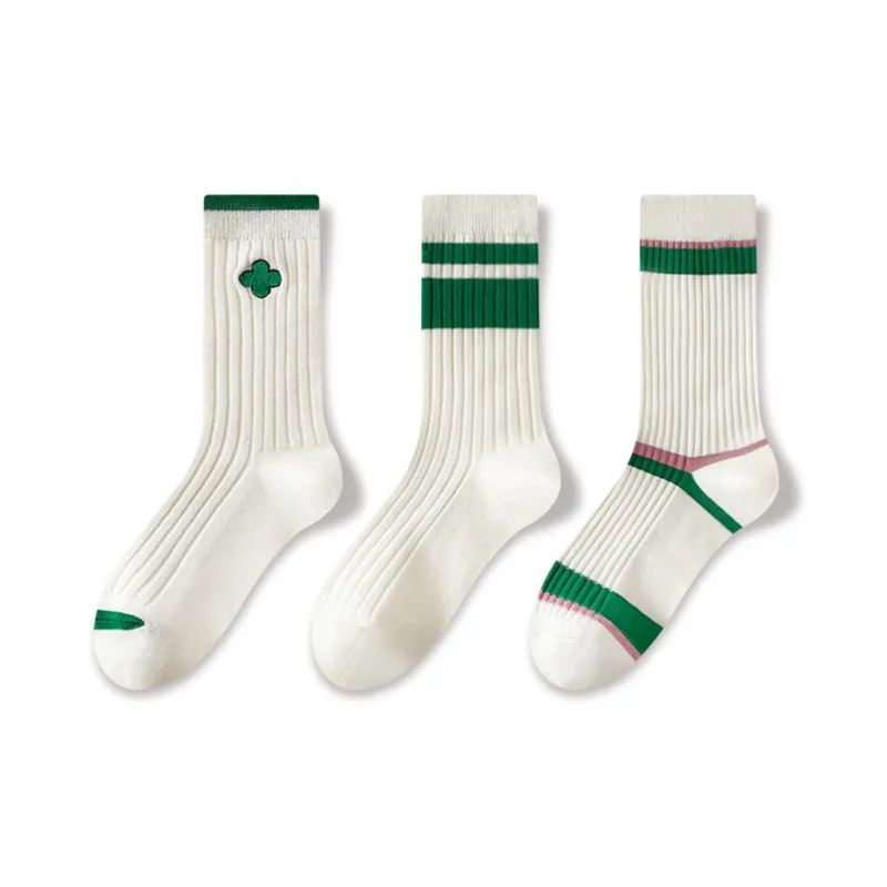JIAZINI Mid Calf Socks Unisex Combo Set-24