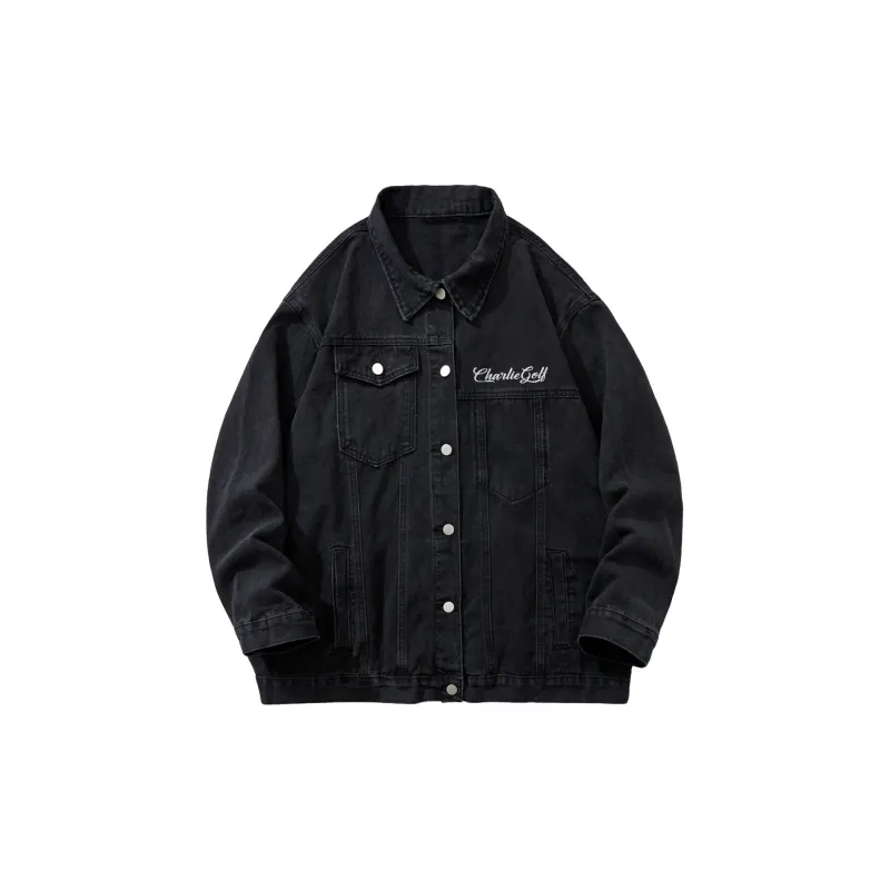 CHARLIE GOLF Denim Jacket Unisex-1