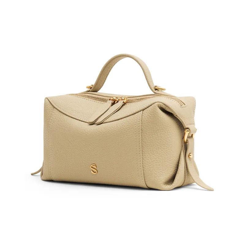 FIEDLE&SISSI Grain Cow Leather Handbag, Shoulder Bag Women's Multicolor-5