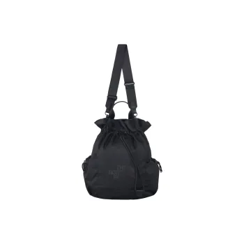 THE NORTH FACE Nylon Bucket Bag, One Shoulder Handbag Unisex Black