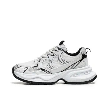 NANJIREN Cushioning Anti Slip Wear Resistant Breathable Height Increasing Low Top Chunky Sneakers Men's