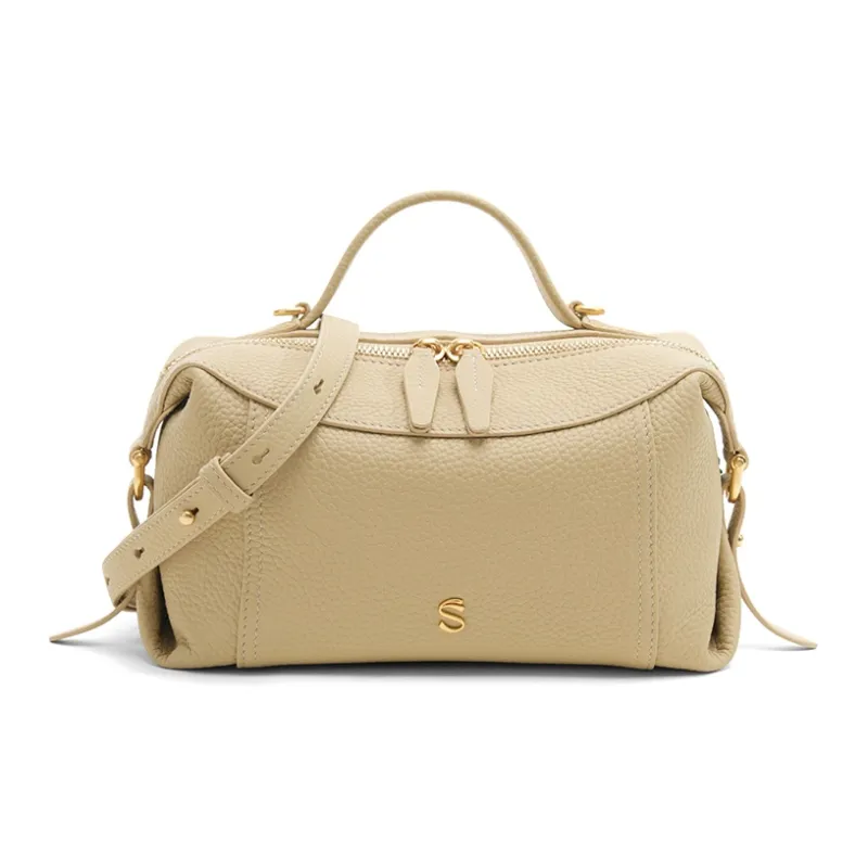 FIEDLE&SISSI Grain Cow Leather Handbag, Shoulder Bag Women's Multicolor-6