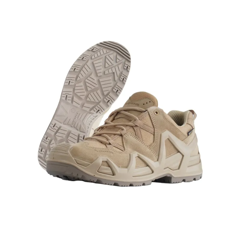 Lowa ZEPHYR Wear Resistant Water Resistant Lightweight Low Top Outdoor Shoes Men's Brown-4