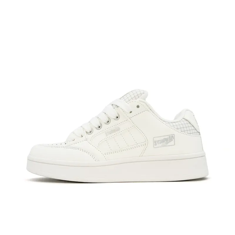 AQIUSHENG Fashion Elegance Trendy Versatile Low Top Skateboard Shoes Women's Box-1
