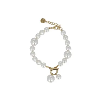 Ferragamo Gancini Embellished Bracelet
