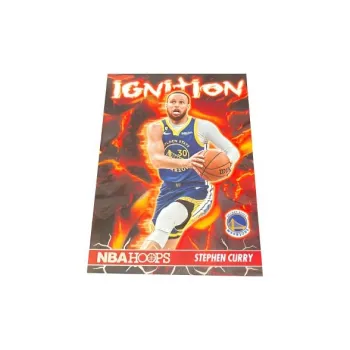 PANINI Warriors Stephen Curry Elementary Hoops Flame Basketball Classic Design Star Card Rare Card Sports Cards 1 Piece