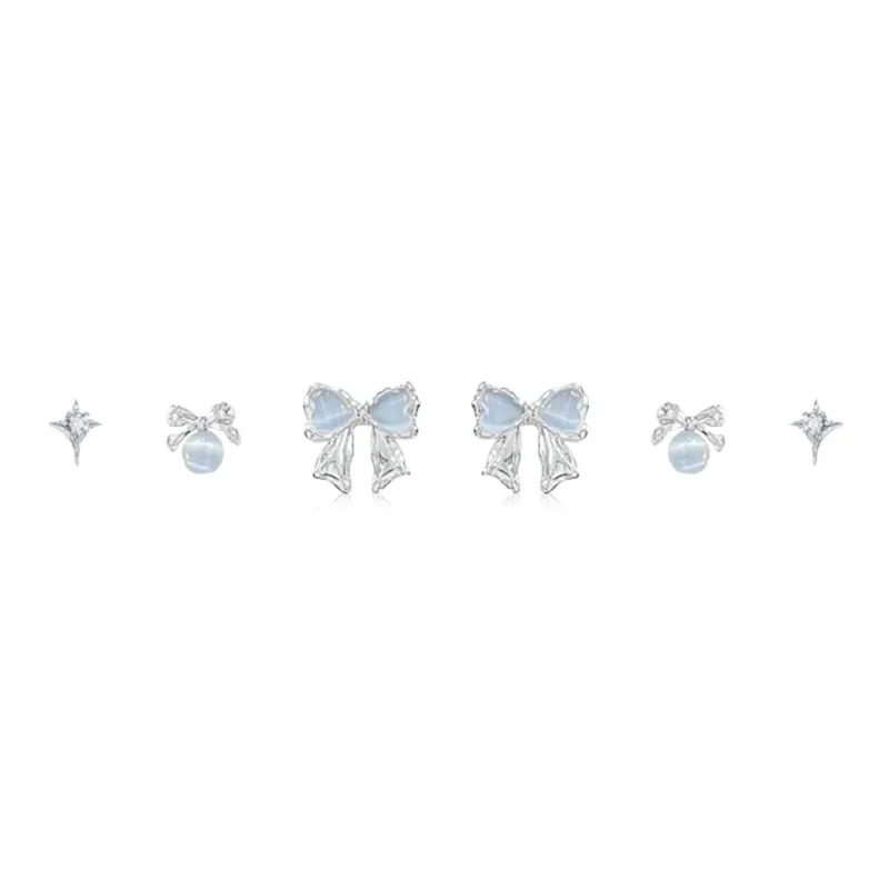 COPI Silver Needle Earrings Unisex-0