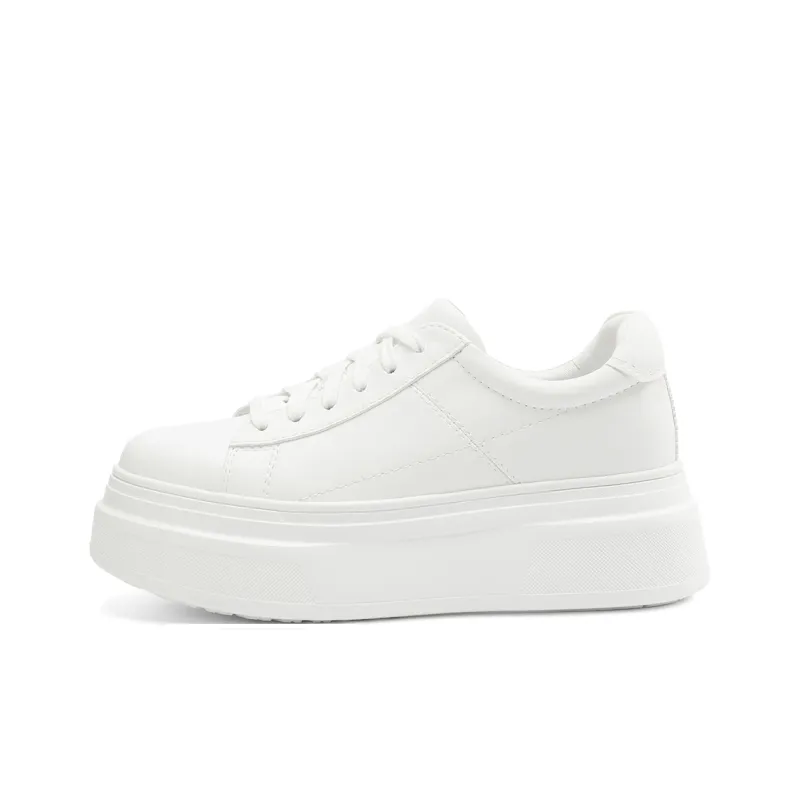 Rosa Bianca Lightweight Height Increasing Low Top Skateboard Shoes Women's-0