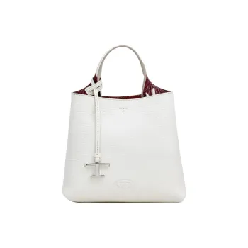 TOD'S Timeless Logo Plaque Tote Bag