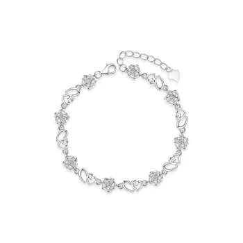 Hurry That Year S925 Silver Zircon Bracelets Women's