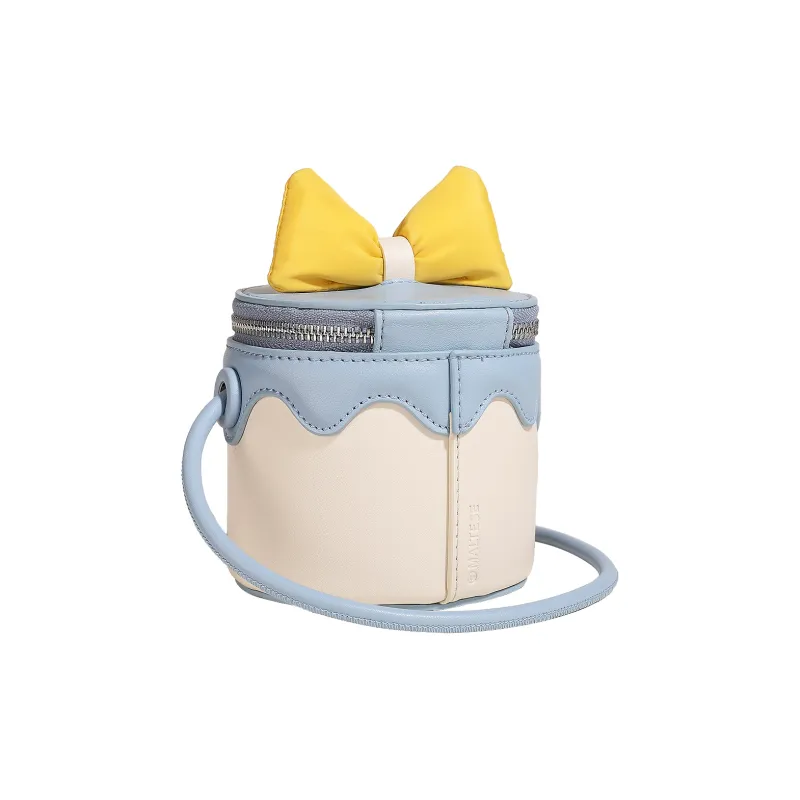TOUTOU Maltese Collaboration Synthetic Leather Shoulder Bag Crossbody Bag Regular Women's Ice Blue-2