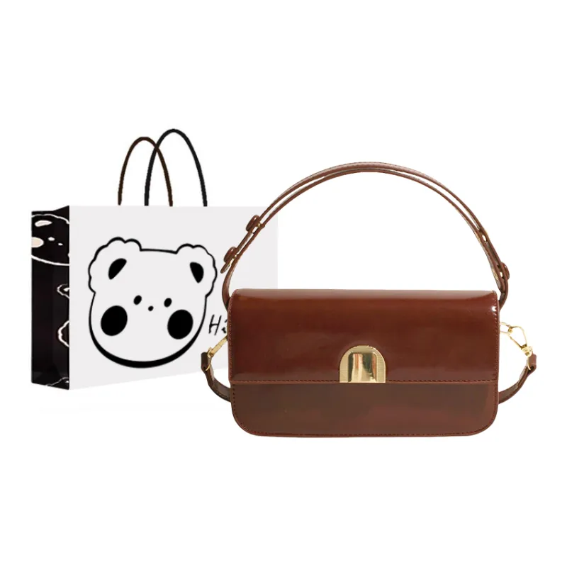 NX DOUGHNUT PU One Shoulder Handbags Regular Women's White/Black/Khaki/Coffee-9