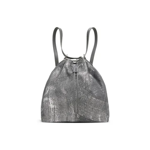 CHARLES&KEITH Fabric One Shoulder Crossbody Backpack Tubas Women's Denim Blue