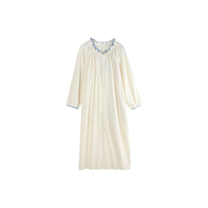 Xuan Liang Nightgown Women's Cream White-0