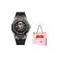 Black Case Black Rubber Band[Box+Heart Shopping Bag]