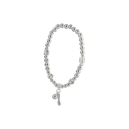QINGFU Foot Silver 990 Bracelets Women's